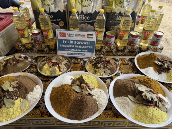 BAHÇELİEVLER’DEN GAZZE’YE İYİLİK SOFRASI