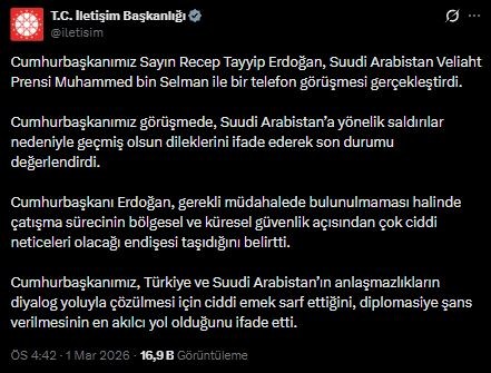 Cumhurbaşkanı Erdoğan'dan Barış Diplomasisi! Peş Peşe Kritik Temaslar