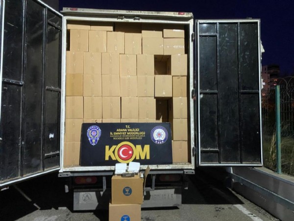 Kamyonetten çıktı! Tam 4 Milyon 500 Bin Adet