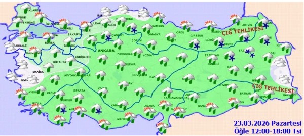 Bugün her yerde yağış var: Meteoroloji açıkladı