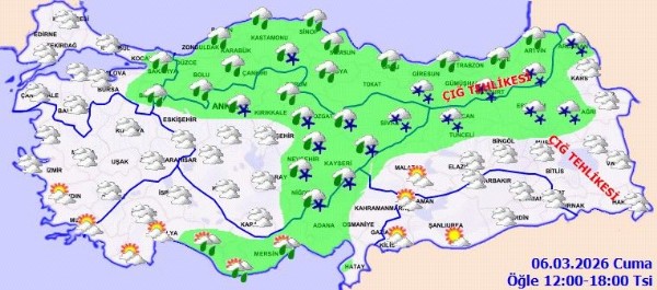 Meteoroloji Uyardı! Kar Ve Sağanak...