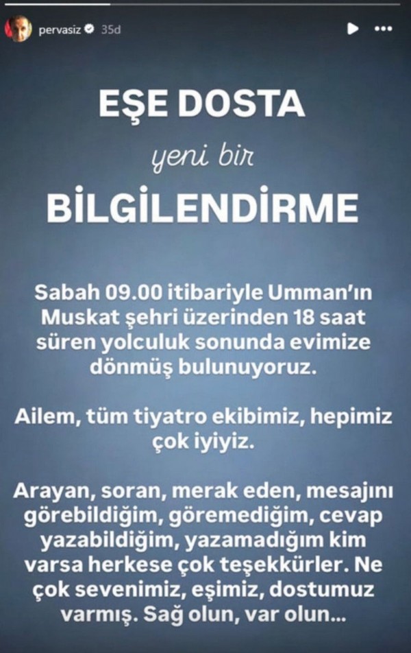 Türkiye'ye Döndüler