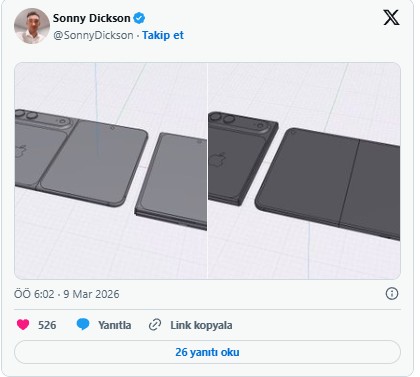 Apple’ın Sır Gibi Sakladığı iPhone Fold Tasarımı Sızdırıldı!