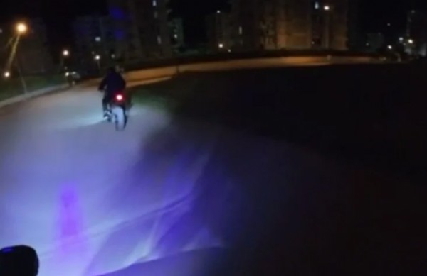 Adana'da İhtara Uymayan Motosikletliye Ceza!
