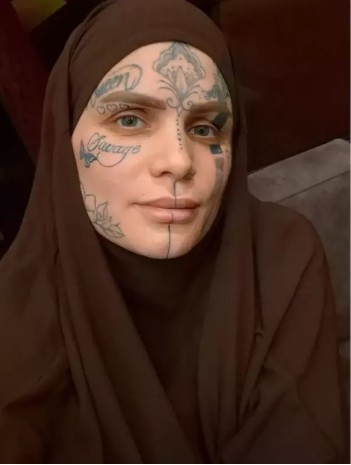 Yüzündeki Dövmeler İle Gündem Olan Nazan'ın İşi!