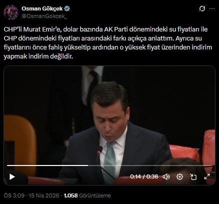 Ak Parti Milletvekili Osman Gökçek'ten CHP'li Emir'e Tokat Gibi Cevap! 'Bu Bir İndirim Değildir'