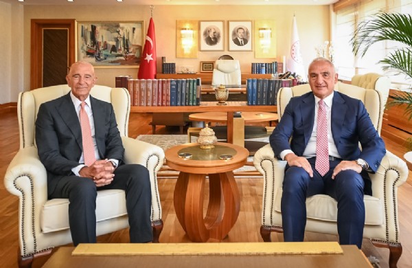 BAKAN ERSOY, ABD’NİN ANKARA BÜYÜKELÇİSİ TOM BARRACK’I AĞIRLADI