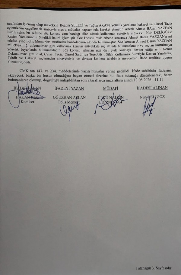 CHP MİLLETVEKİ YAZGAN'IN EVİNDEKİ DOĞUM GÜNÜ KUTLAMASI KAVGAYLA BİTTİ! DARP EDİLEN  VEKİL HAKKINDA CİNSEL TACİZ İDDİASI!'