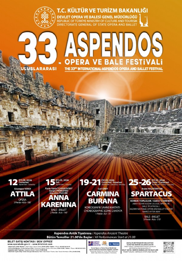 GERİ SAYIM BAŞLADI! ASPENDOS’TA FESTİVAL PERDESİ 33. KEZ AÇILIYOR